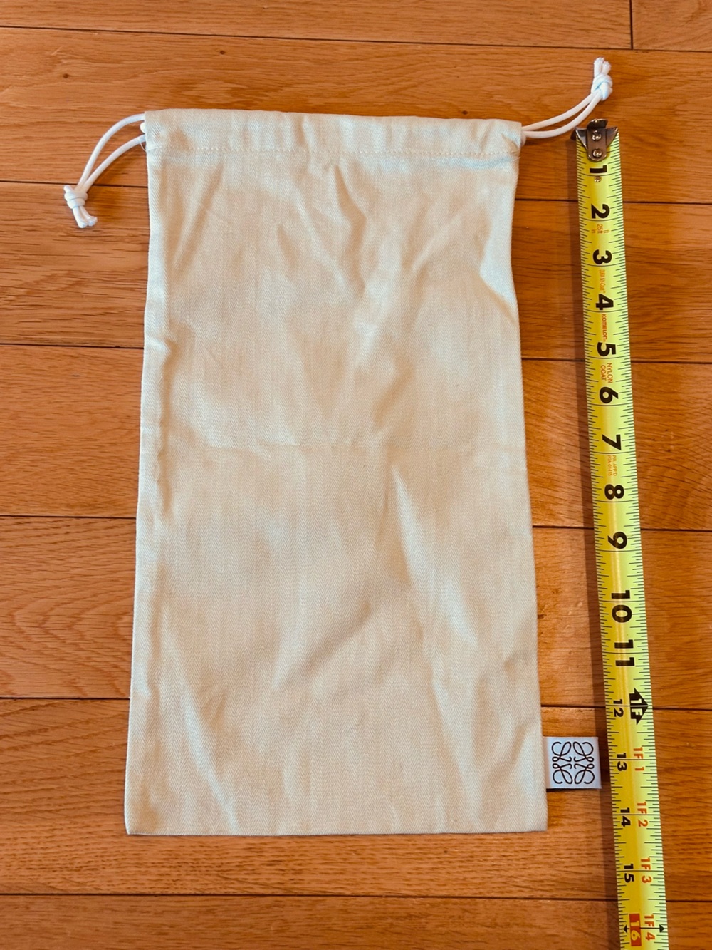 Loewe Cream Drawstring Dust Bag